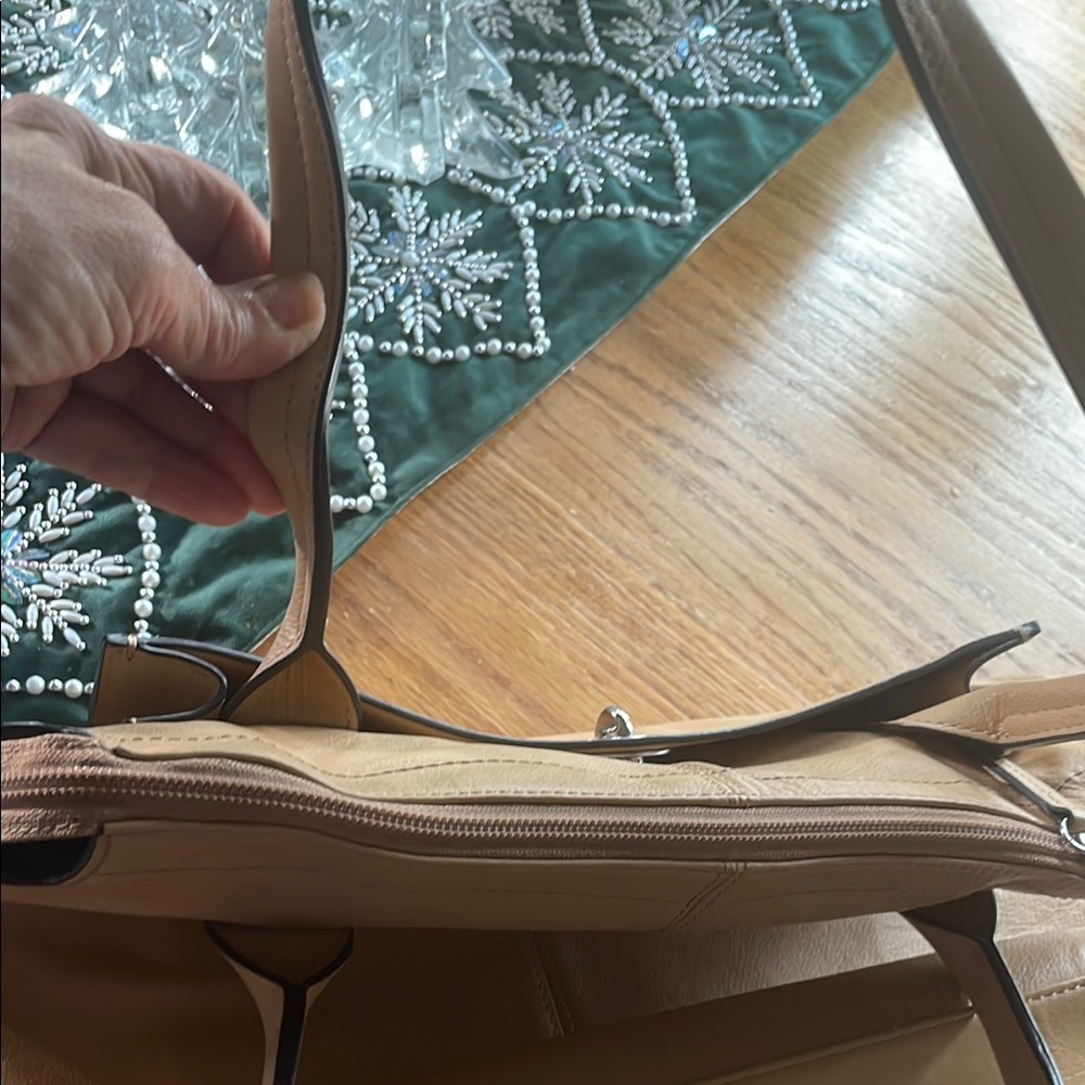 Banana Republic Tan Tote/Shoulder Bag With Struct… - image 3